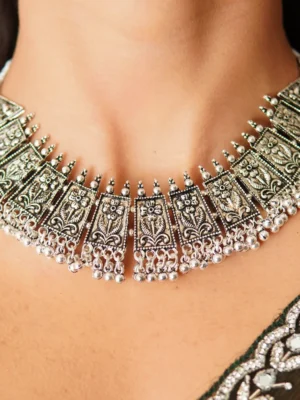 Ethnic Handcrafted Oxidized Jewelry Set for Parties