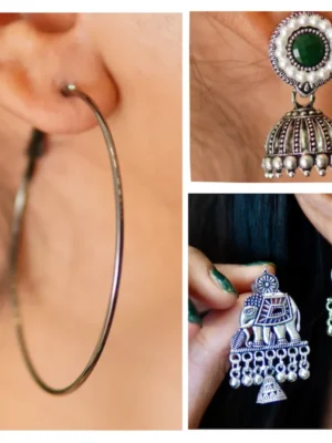 Set of 3 Earrings for Women – Stylish Jewelry